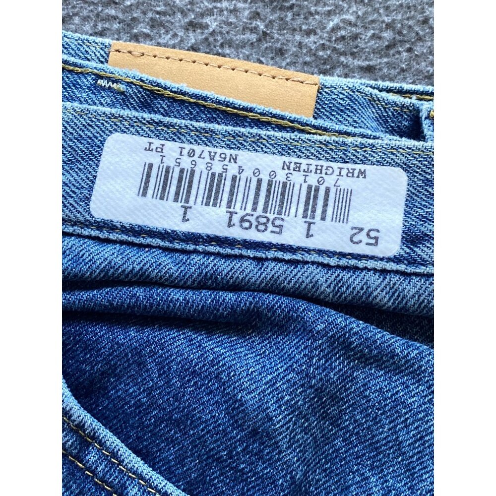 VTG Lee Jeans Blue Denim 5 Pocket Straight Leg Men 46 X 32